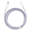 KABEL USB-C DO LIGHTNING BASEUS DYNAMIC 2 SERIES 20W 2M (FIOLETOWY)