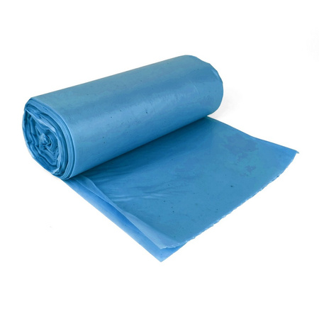 WORKI NA ŚMIECI LDPE NIEBIESKIE 35L 20SZT
