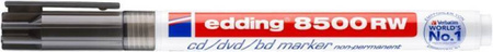 MARKER CD/DVD ZMYWALNY EDDING 8500 RW CZARNY 1MM