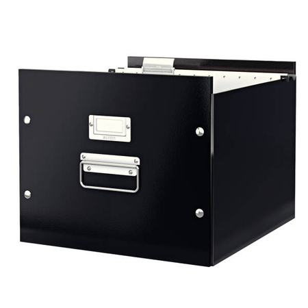 PUDŁO SKŁADANE 357X367X285MM LEITZ CLICK & STORE WOW NA TECZKI ZAWIESZANE 60460095 CZARNY