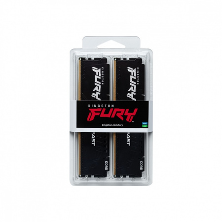 KINGSTON PAMIĘĆ DDR5 FURY BEAST 64GB(2*32GB)/6400 CL32 XMP CZARNA
