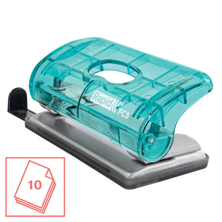 DZIURKACZ RAPID COLOUR'BREEZE FC5 NIEBIESKI 10 KARTEK 2 OTW. 80 MM