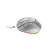 Genius Ergo 9000S Pro Mysz bezprzewodowa, srebrna, 2400DPI