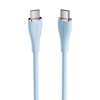 KABEL USB-C 2.0 DO USB-C VENTION TAWSG 1,5M, PD 100W, NIEBIESKI SILIKONOWY
