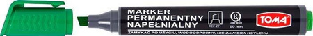 MARKER PERMANENTNY TOMA TO-221ZIEL ZIELONY ŚCIĘTA KOŃCÓWKA