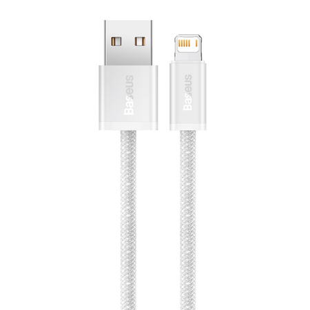 KABEL USB DO LIGHTNING BASEUS DYNAMIC, 2.4A, 1M (BIAŁY)