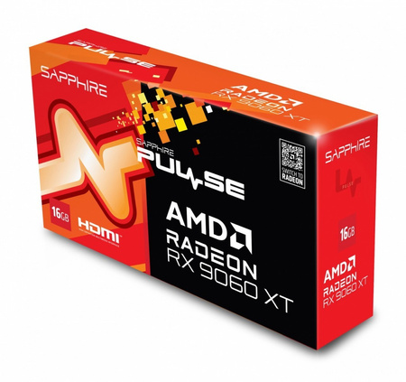 SAPPHIRE TECHNOLOGY KARTA GRAFICZNA RADEON RX 9060 XT PULSE 16GB GDDR6 128BIT DP/2HDMI