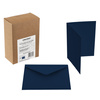 KOPERTA C6 NK EMERSON GRANATOWY 114X162/105X148 KOPERTA:130G, KARTECZKA:210G 50 SZT.