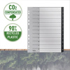 PRZEKŁADKI 1-12 A4 LEITZ RECYCLE 12090000 CZARNY PP