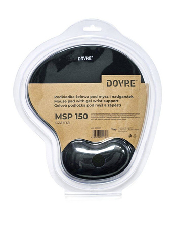PODKŁADKA POD MYSZ&NADGARSTEK ARGO MSP 150 DOVRE 608681 CZARNA