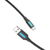 KABEL USB 2.0 A DO MICRO USB VENTION COLBC 3A 0,25M CZARNY
