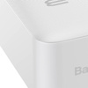 POWERBANK BASEUS BIPOW 30000MAH, 2XUSB, USB-C, 15W (BIAŁY)