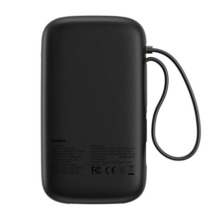 POWERBANK BASEUS QPOW 2 20000MAH 30W 2XUSB-C (CZARNY)