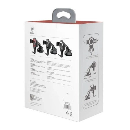 Uchwyt samochodowy BASEUS Osculum grawitacyjny (czerwony)