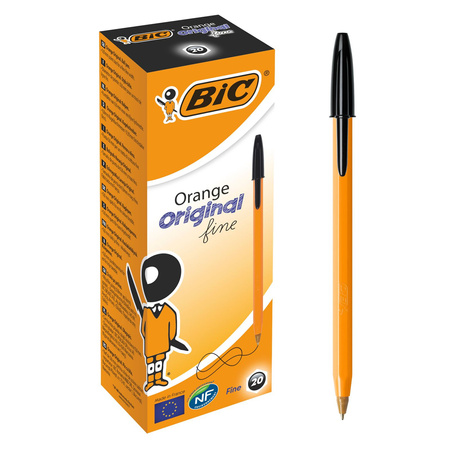 Długopis BIC ORANGE 8099231 czarny 0.7mm pomarańczowa obudowa