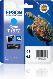 TUSZ ORYGINALNY EPSON T1572 C13T15724010 CYAN 25,9 ML