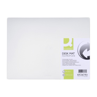 PODKŁAD 500X630MM Q-CONNECT PRZEZROCZYSTY MLECZNY