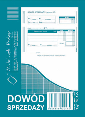 DRUK AKCYDENSOWY PARAGON A6 MICHALCZYK I PROKOP 80 KART. 