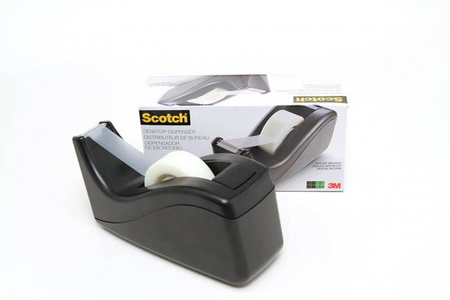 PODAJNIK DO TAŚMY 19MM 3M SCOTCH® C60 CZARNY + TAŚMA