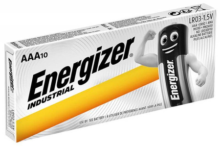 BATERIA ALKALICZNA AAA ENERGIZER INDUSTRIAL 10SZT