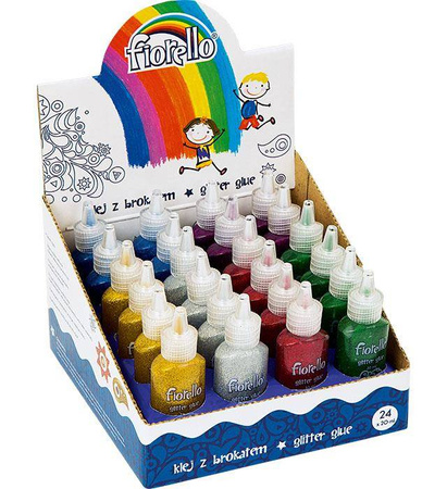 KLEJ BROKATOWY FIORELLO 170-2228 MIX KOLORÓW 24X20ML