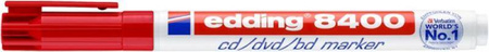 MARKER CD/DVD EDDING 8400 CZERWONY 0.5-1MM