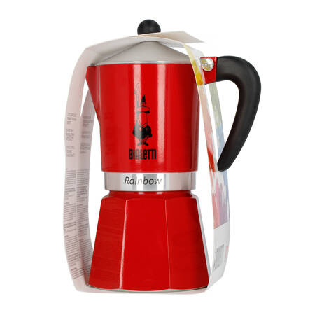 KAWIARKA BIALETTI RAINBOW 6TZ CZERWONA