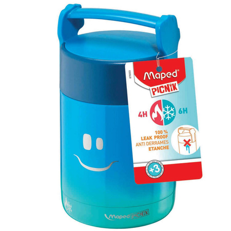 TERMOS LUNCHOWY MAPED PICNIK CONCEPT KIDS 350ML NIEBIESKI