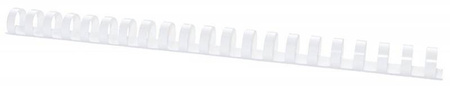 GRZBIET PLASTIKOWY 16MM (145 KARTEK) OFFICE PRODUCTS BIAŁY 100 SZT.