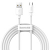 Kabel BASEUS Simple Wisdom USB-A-micro USB 1.5m 2szt. (biały)