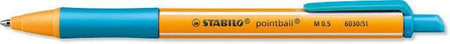 Długopis automatyczny STABILO POINTBALL 6030/51 turkusowy 0.7