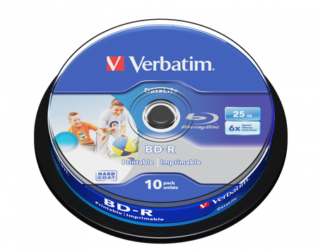 PŁYTA BD-R 25GB 6X VERBATIM DATALIFE 43804 CAKE 10 SZT.