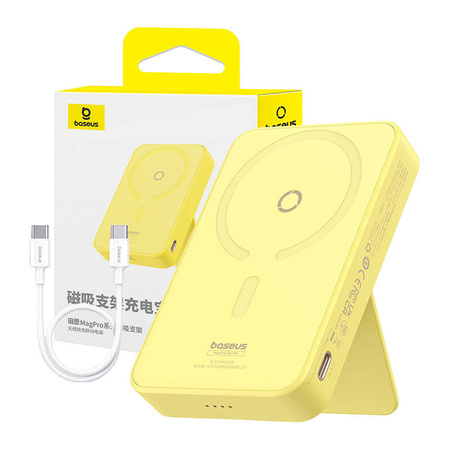 Powerbank magnetyczny Baseus MagPro Magnetic 5000mAh 20W, magsafe (żółty)