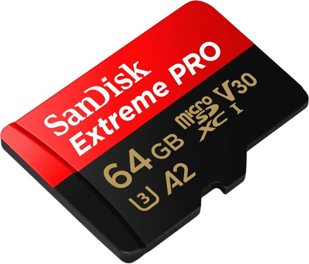 SANDISK KARTA EXTREME PRO MICROSDXC 64GB 200/90 MB/S A2 V30