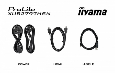 IIYAMA MONITOR 27 CALI XUB2797HSN-B1 IPS,FHD,USB-C DOCK,HAS