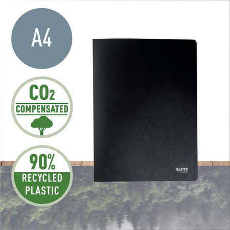 ALBUM OFERTOWY A4 LEITZ RECYCLE 46770095 CZARNY 40 KOSZULEK