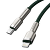 Kabel USB-C do Lightning Baseus Cafule, PD, 20W, 1m (zielony)