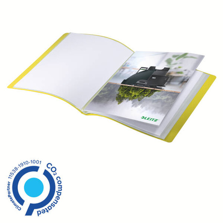 ALBUM OFERTOWY A4 LEITZ RECYCLE 46770015 ŻÓŁTY 40 KOSZULEK