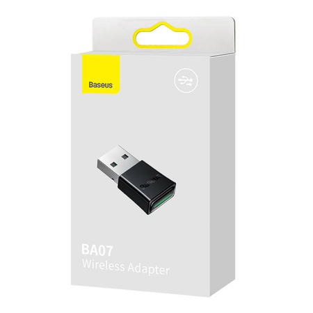 BEZPRZEWODOWY ADAPTER BASEUS , BA07 (CZARNY)