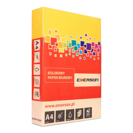 PAPIER KSERO KOLOR A4 EMERSON ZŁOTY 80G 500 ARK