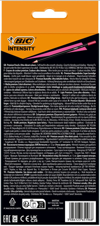 KREDKI OŁÓWKOWE BIC INTENSITY PREMIUM 951844 MIX*12