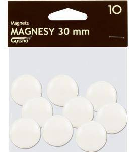 MAGNESY 30MM GRAND 130-1693 BIAŁE 10SZT