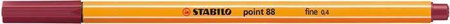 Cienkopis STABILO POINT 88/19 purpurowy 0.4