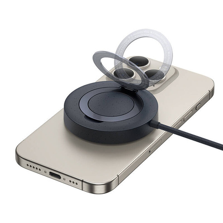 PODSTAWKA ŁADUJĄCA 15W BASEUS SIMPLE MINI4 (CZARNA)