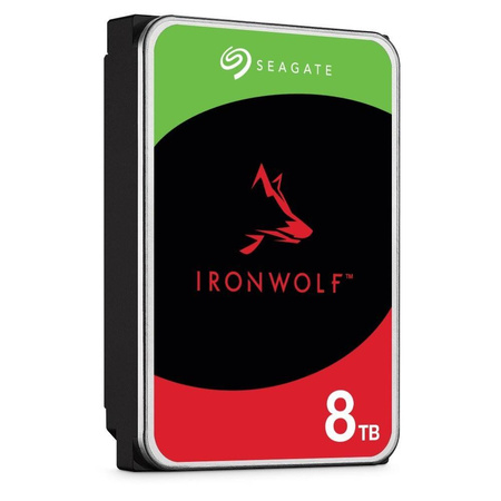 SEAGATE DYSK IRONWOLF 8TB 3,5 256MB ST8000VN002