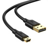 Kabel UGREEN US132 USB-A-mini USB 3m (czarny)