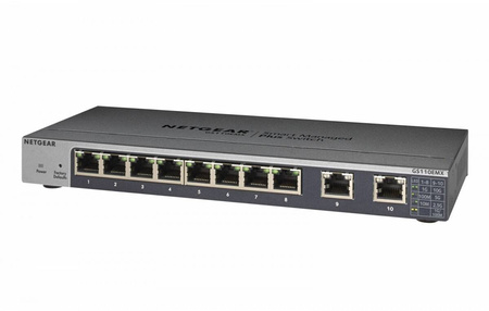 NETGEAR PRZEŁĄCZNIK 10 GIGABIT/MULTI-GIGABIT PLUS GS110EMX