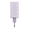 ŁADOWARKA SIECIOWA BASEUS GAN6 PRO, 2XUSB-C + 2XUSB, 65W (FIOLETOWA)