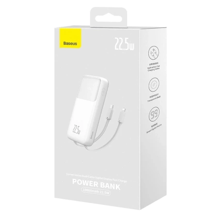 POWERBANK BASEUS COMET 10000MAH 22.5W (BIAŁY)