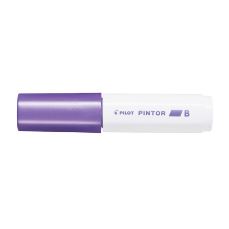 MARKER PERMANENTNY PILOT PINTOR B METALICZNY FIOLETOWY